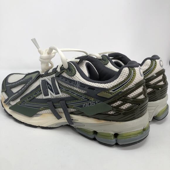 New Balance 1906A Unisex W12.5/M11 Green Mesh Lace Up Casual Sneaker - Picture 5 of 14